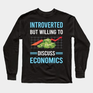 Introverted Economics Economy Economist Long Sleeve T-Shirt
